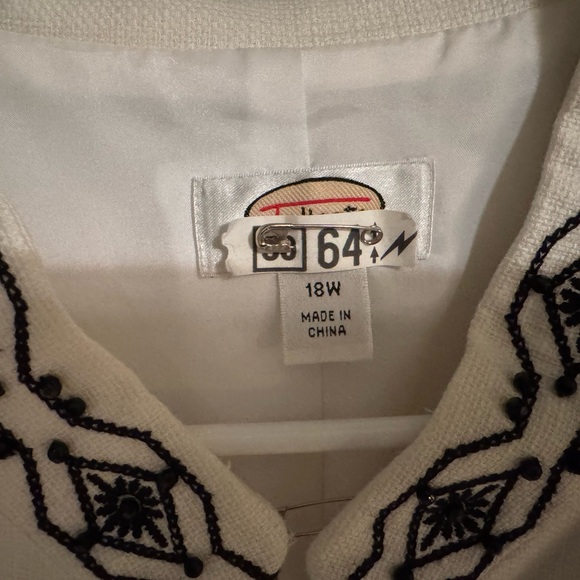 Talbots | Linen Beaded Jacket - Picture 2 of 2